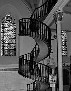 Santa Fe Loretto Chapel Stairs 1751 bw